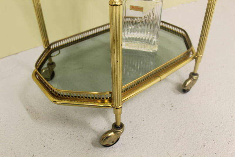 Vintage Franse Barcart, serveerwagen