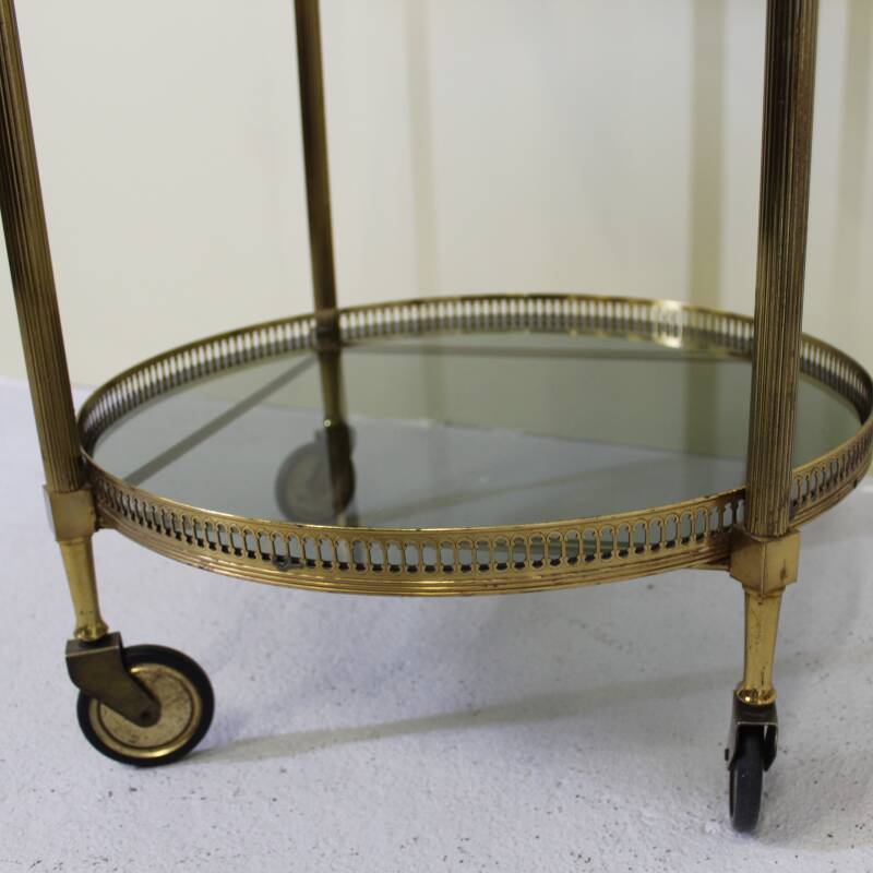 Vintage 1950s bar cart, serving trolley