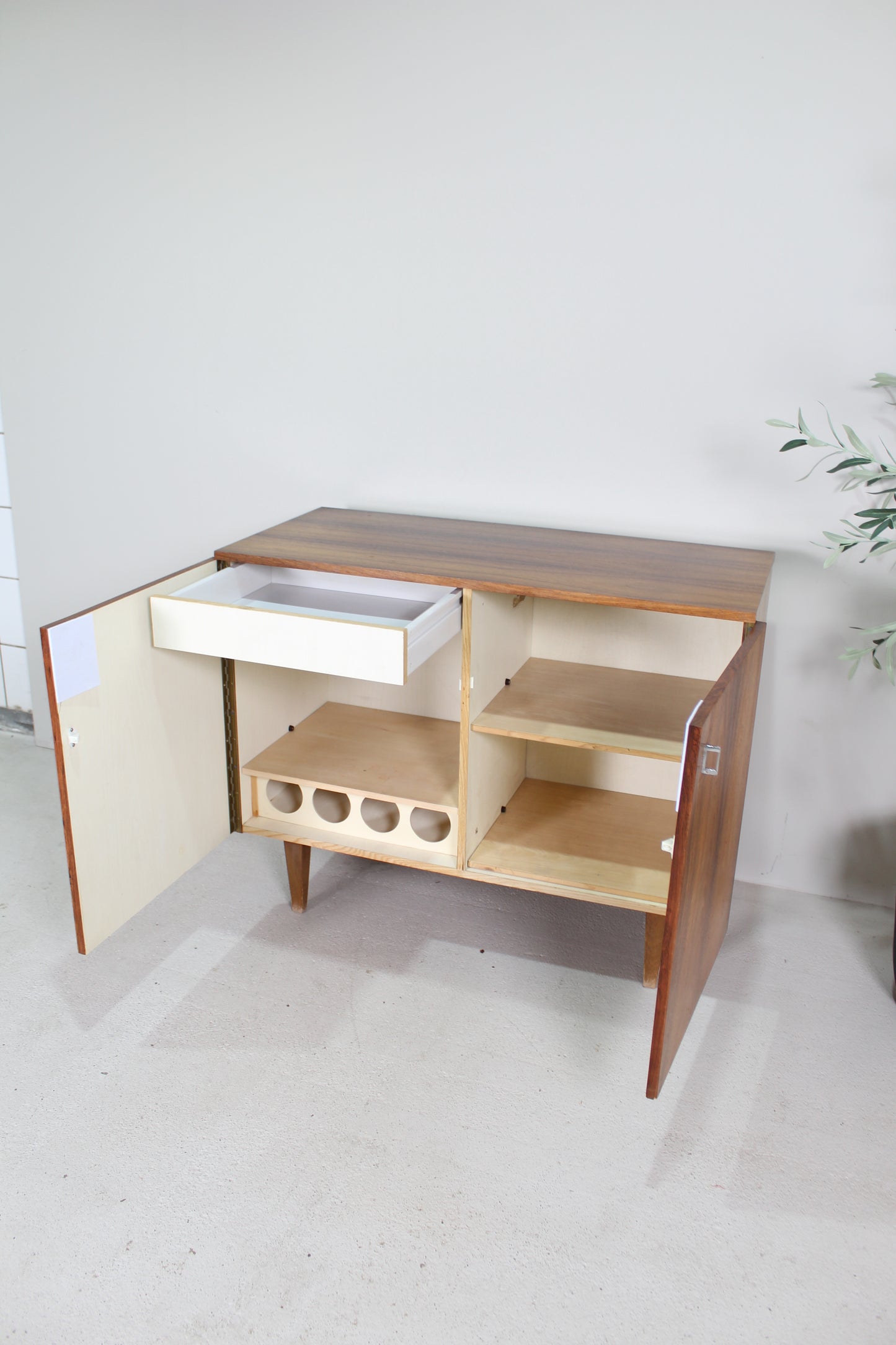 Vintage drankkast palissander