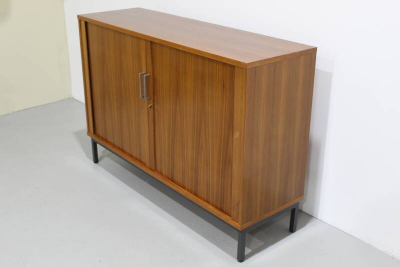 Vintage archiefkast, dressoir - schuifdeuren jaren '60 | 01262