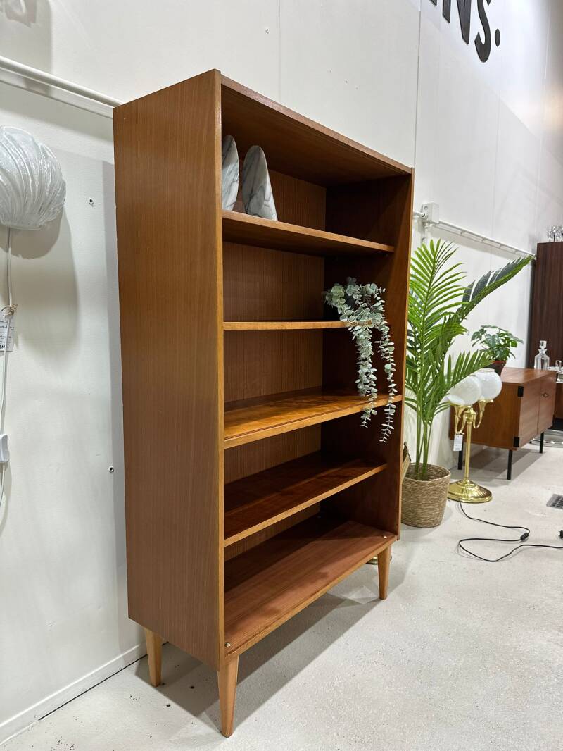 Vintage boekenkast - jaren '60, teak | 01491