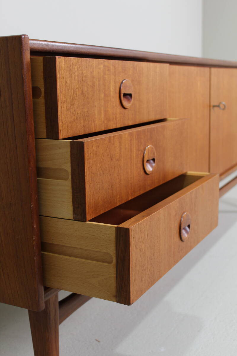 Vintage design dressoir, sideboard - Bartels, jaren '60, teak | 01509