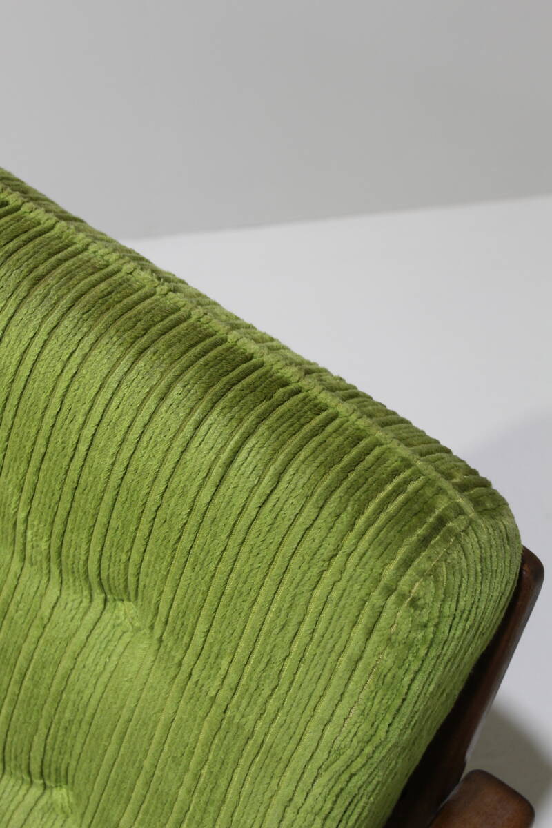 Vintage fauteuil, stoel - jaren '60, groen | 01397