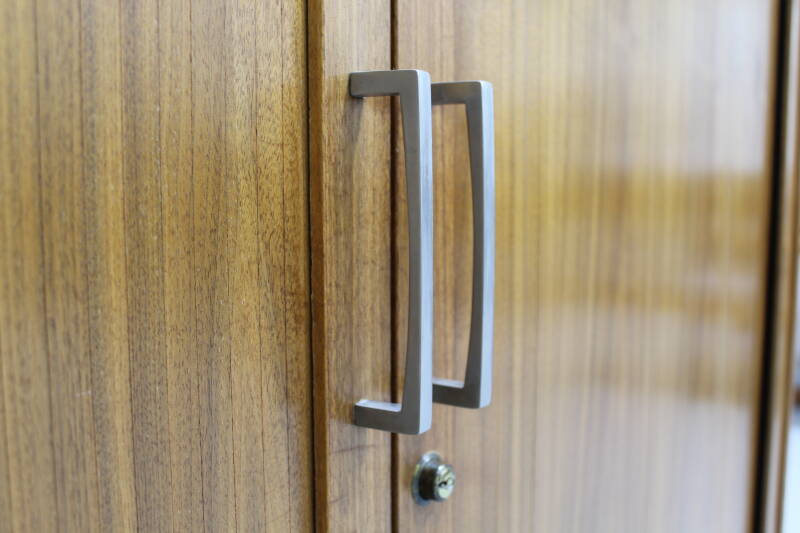 Vintage archiefkast, dressoir - schuifdeuren jaren '60 | 01262