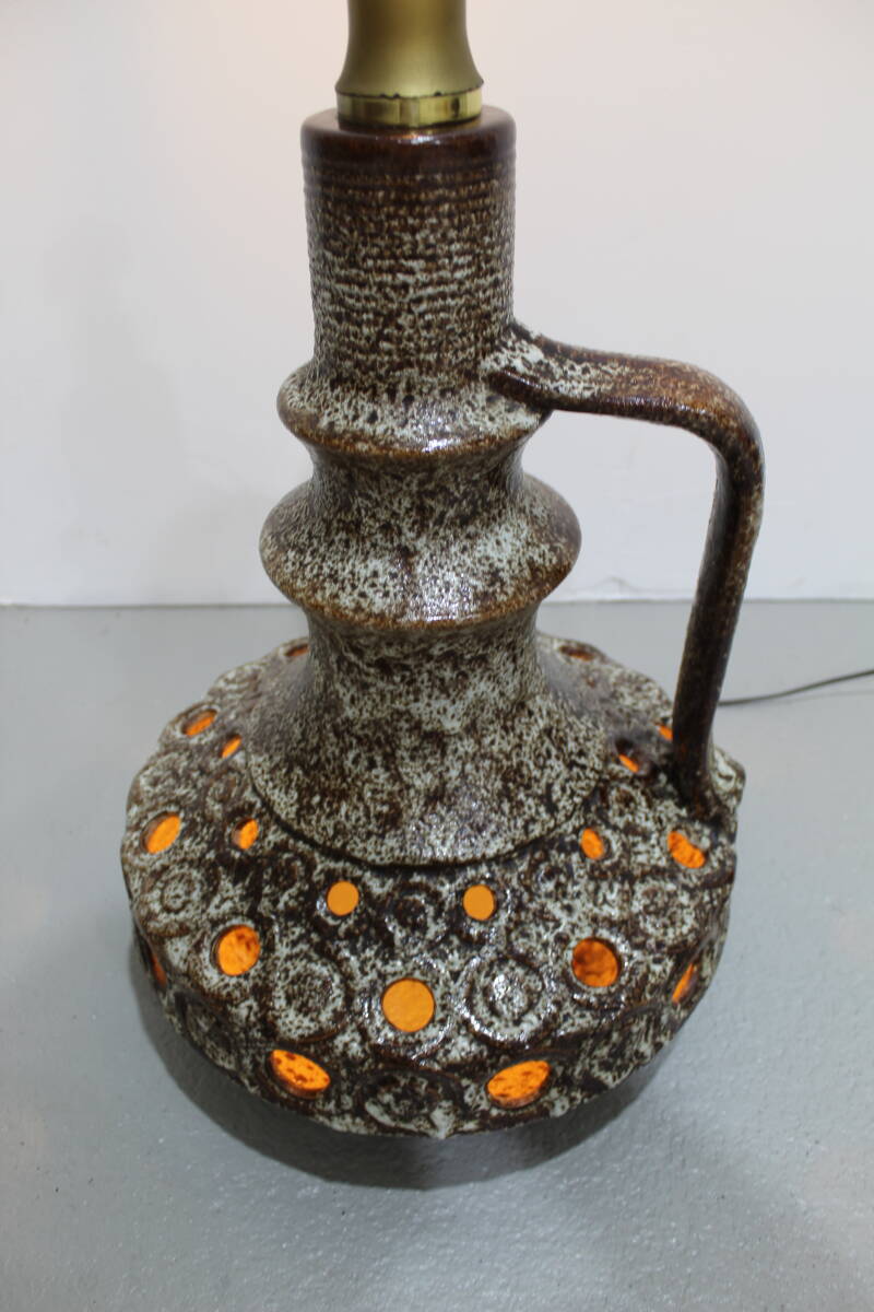 Vintage West Germany floor lamp - fat lava - 70s | 01182