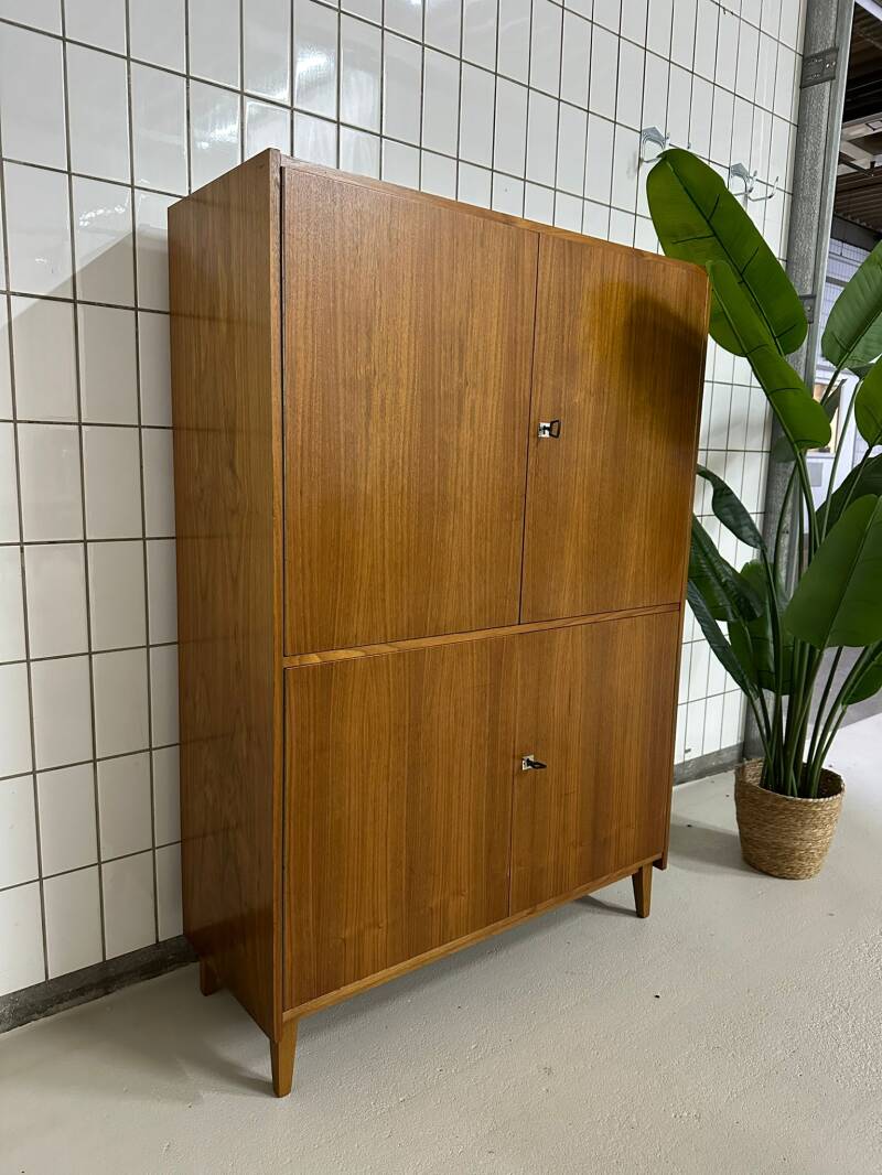 Vintage hoge kast, dicht - jaren '60 | 01151
