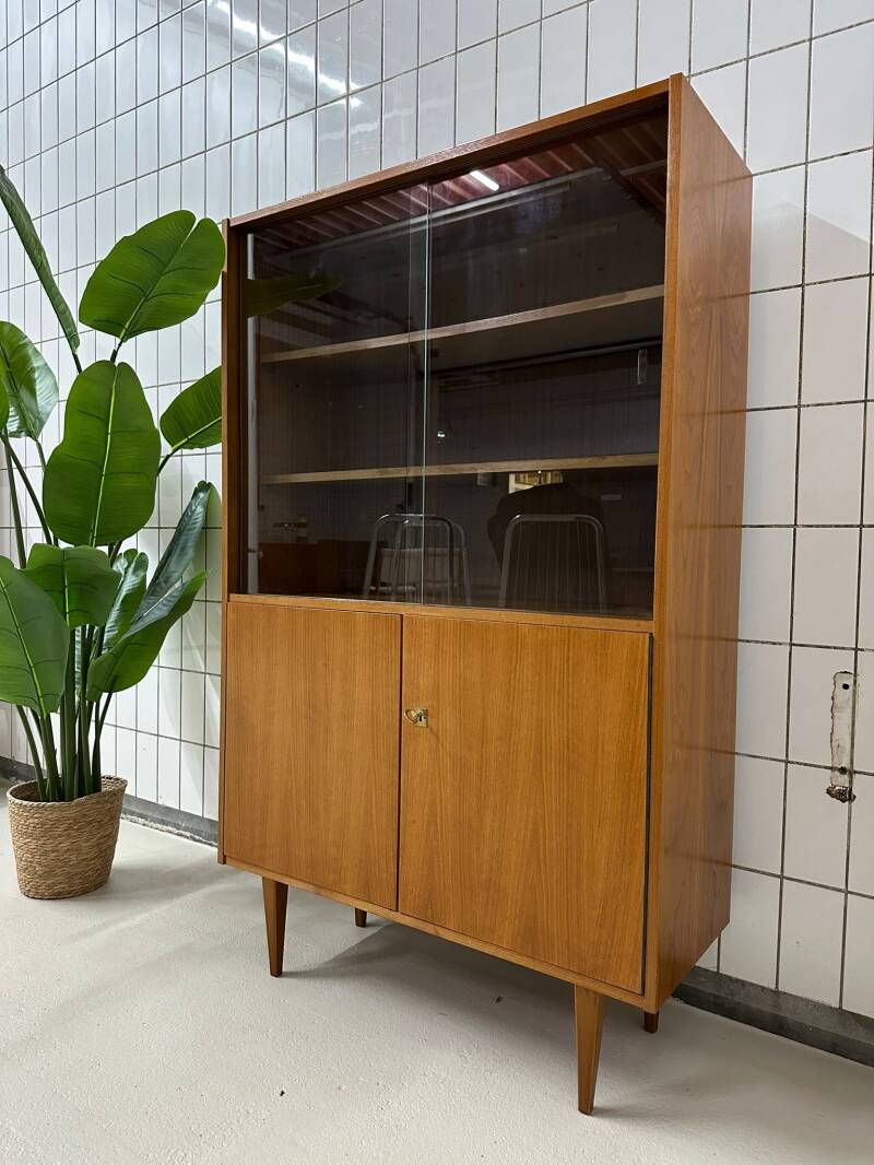 Vintage tall cabinet, display cabinet - 1960s | 01150