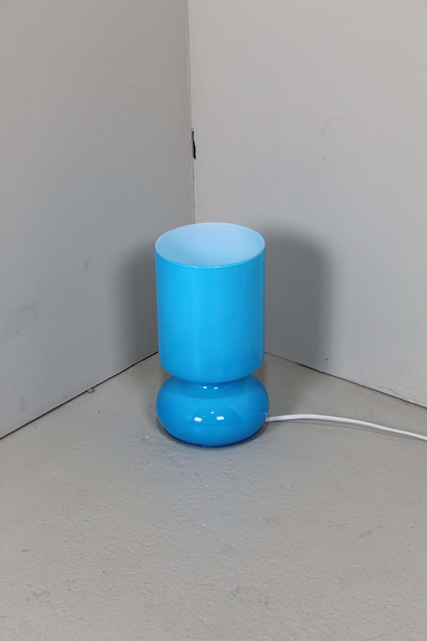 Vintage IKEA Lykta tafellamp blauw