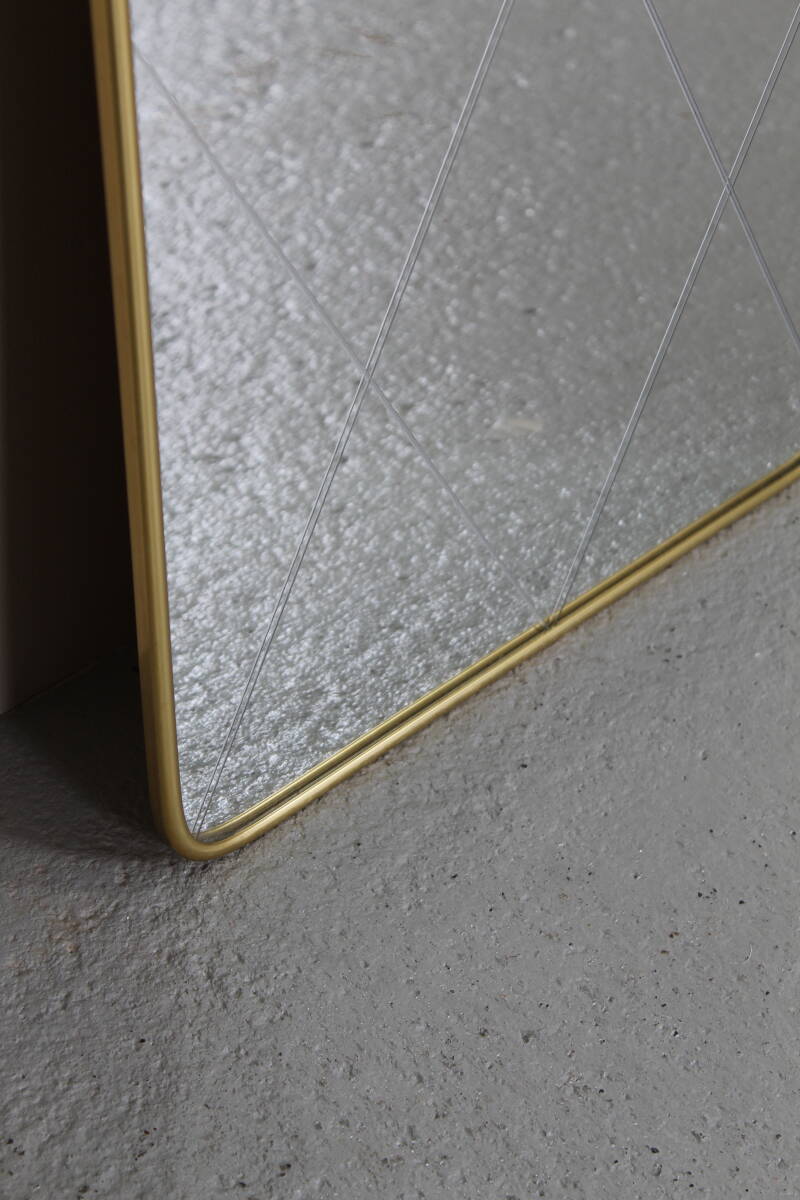 Vintage spiegel - goud jaren '50 | 01369