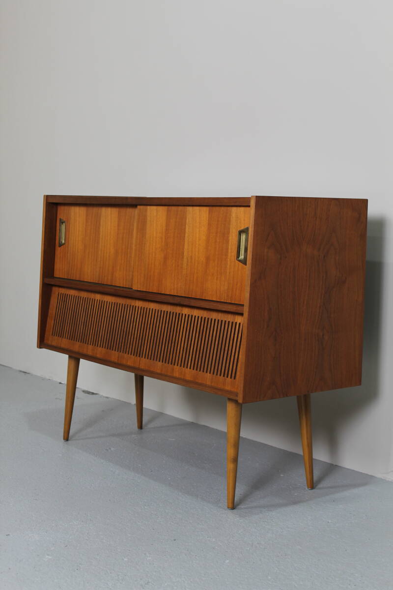 Vintage dressoir, sideboard, audiomeubel, radiokast - Philips, jaren '60 | 01290