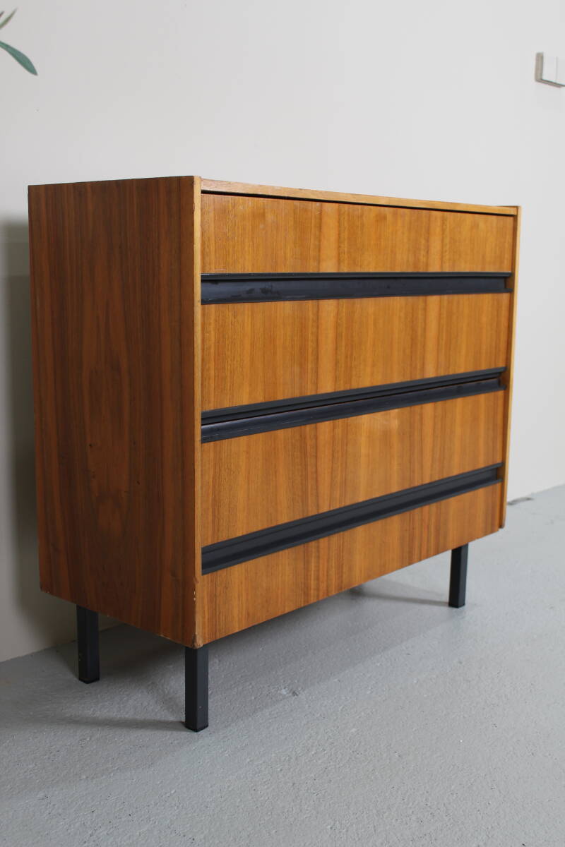 Vintage dressoir, schoenenkastje - hout, jaren '60 | 01251