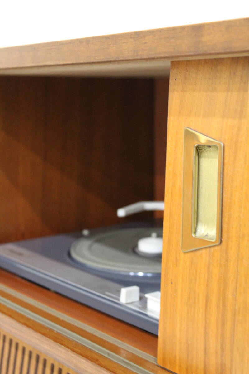 Vintage dressoir, sideboard, audiomeubel, radiokast - Philips, jaren '60 | 01290