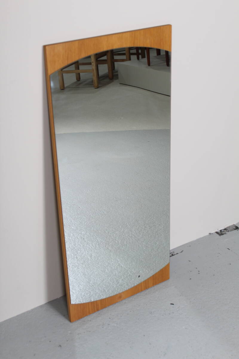 Vintage mirror - mid century, wood | 01385