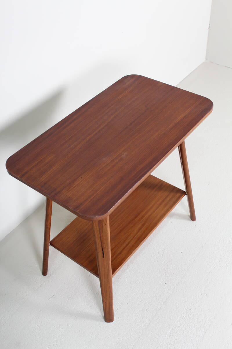 Vintage bijzettafel, audiotafel - jaren '60, teak | 01403