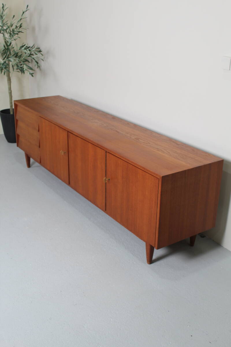Vintage tv-meubel, dressoir, sideboard - teak, jaren '60 | 01292
