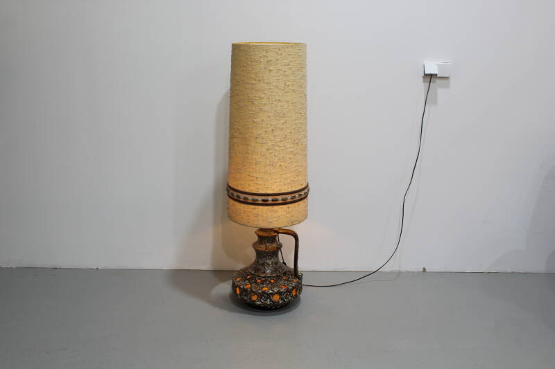 Vintage West Germany floor lamp - fat lava - 70s | 01182