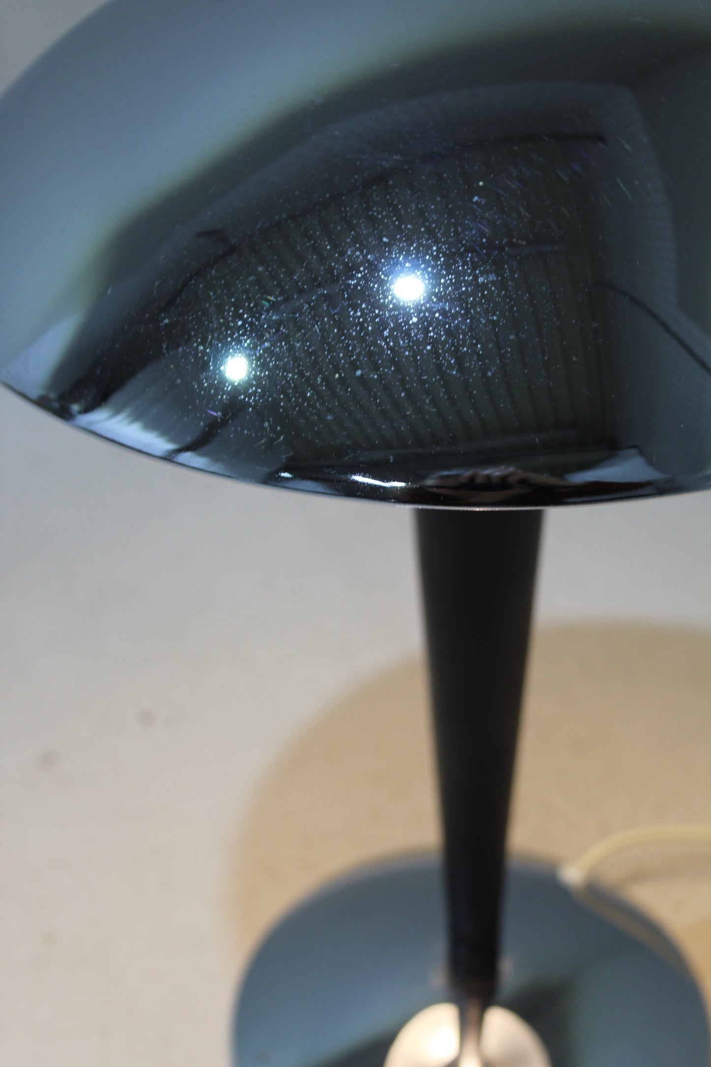 Vintage IKEA tafellamp, chroom mushroomlamp