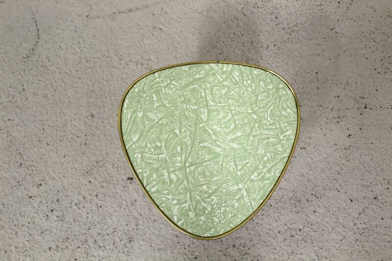 Vintage plantentafeltje, groen - jaren '60 | 00865