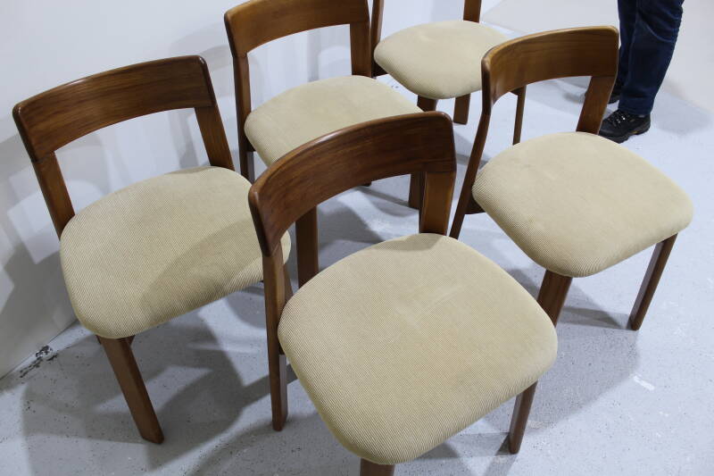 5x Vintage dining room chairs - 70s | 00936