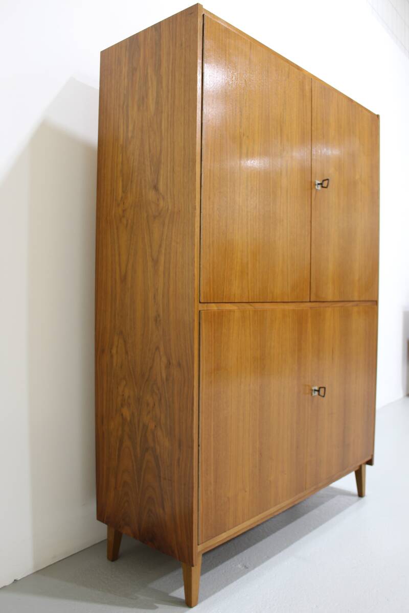 Vintage hoge kast, dicht - jaren '60 | 01151