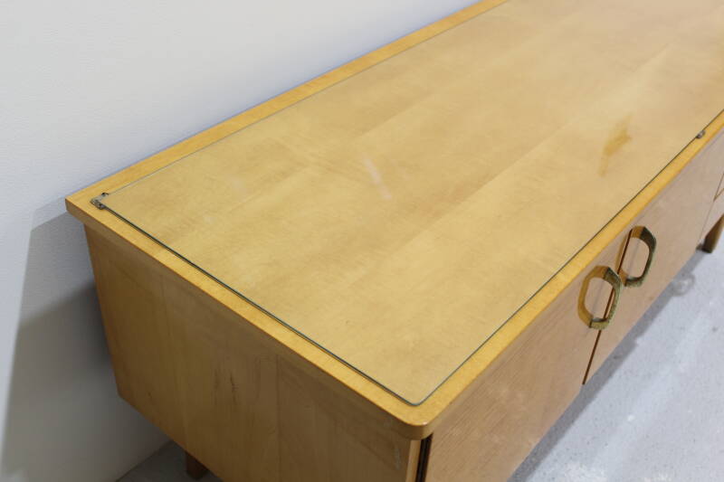 Vintage low sideboard, TV cabinet, cupboard - mid century | 00883