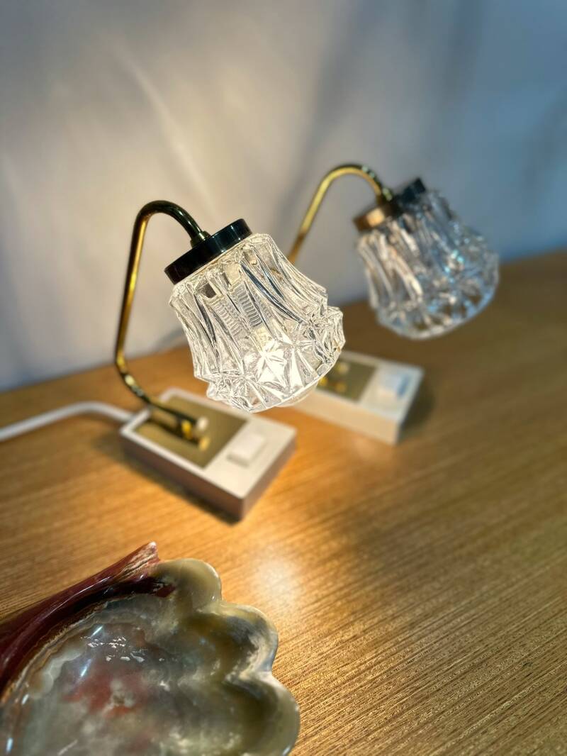 Vintage set of night lights, table lamps Richard Essig | 00977
