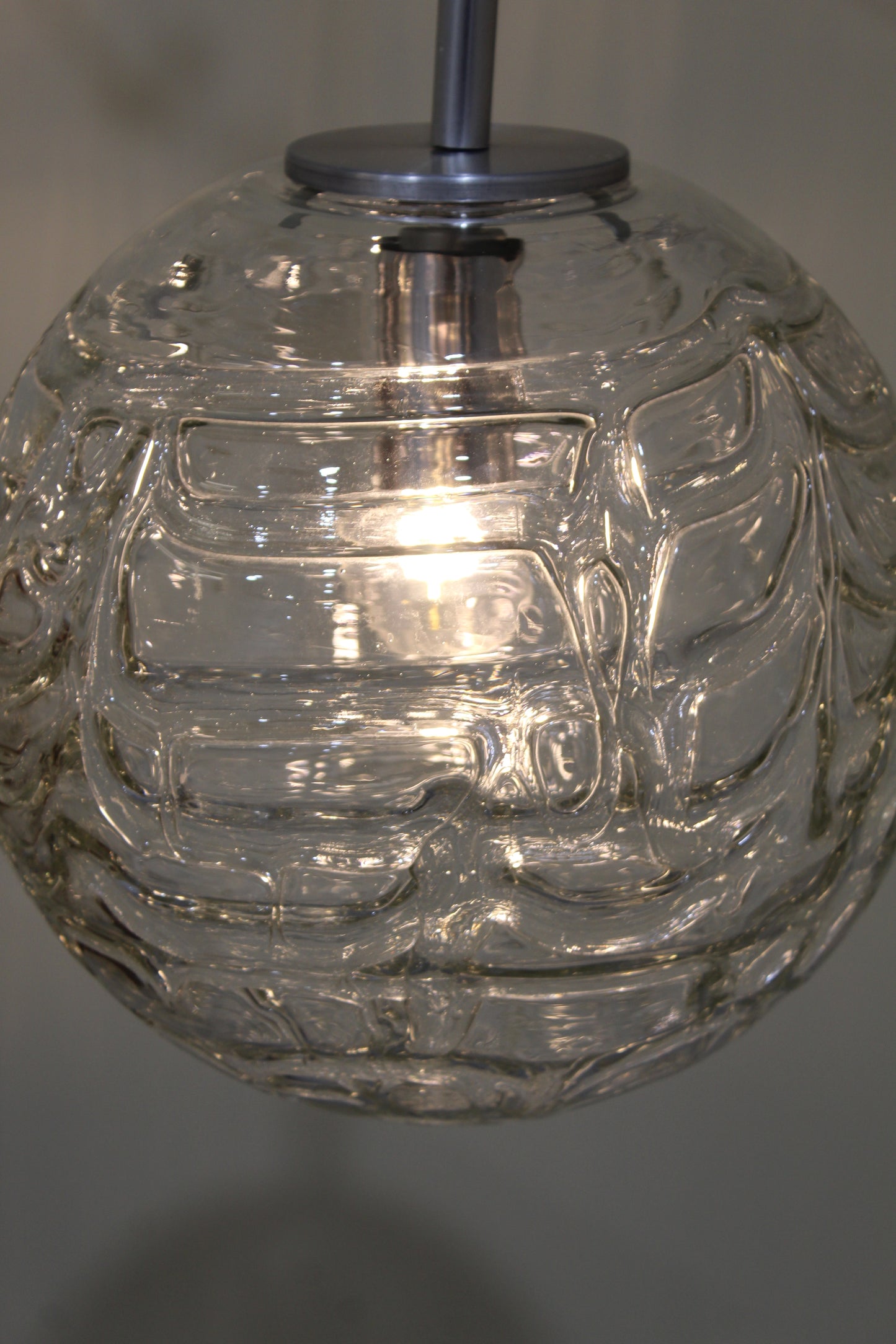 Vintage bollamp, globe - Doria, transparant