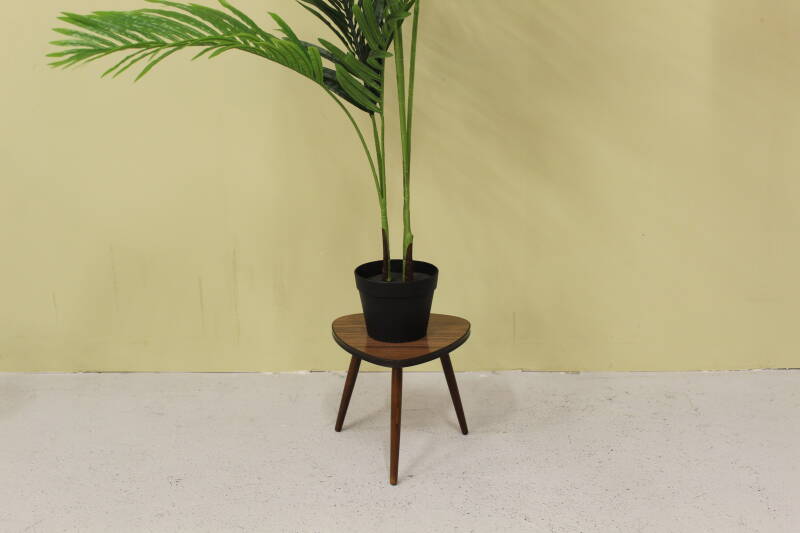 Vintage plantentafeltje, bruin - jaren '60 | 00866