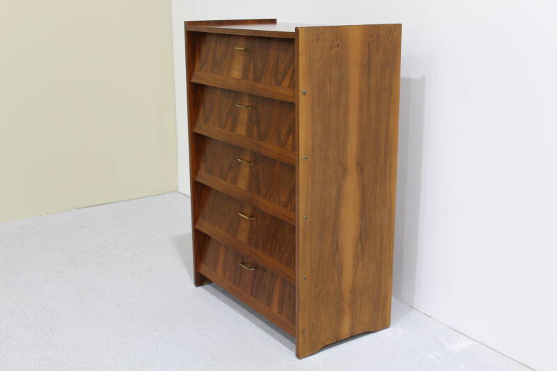 Vintage schoenenkastje - hout, jaren '60 | 01088