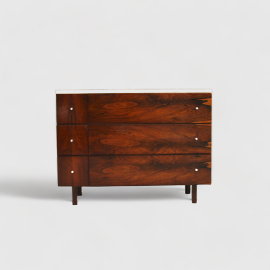 Vintage dressoir, schoenenkastje - pallisander, jaren '60 | 00825