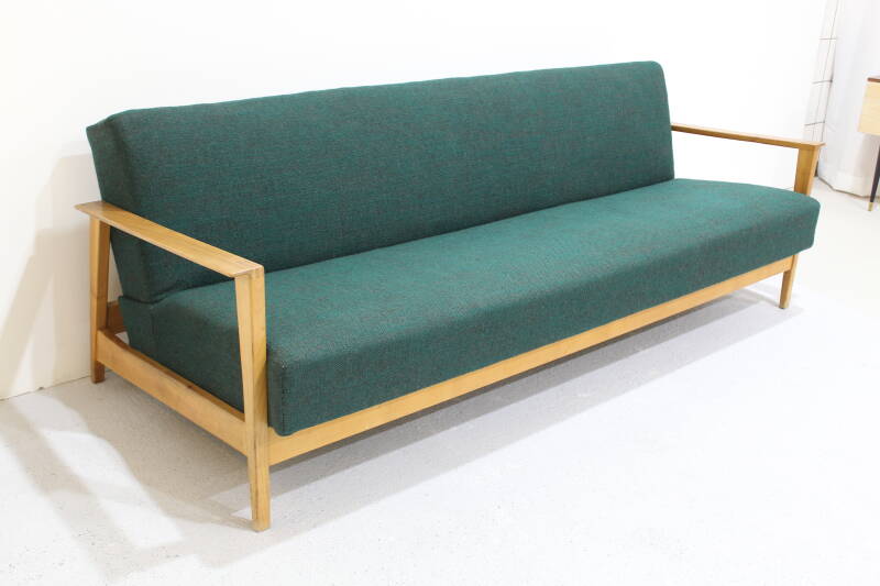 Vintage bank, slaapbank - Scandinavisch, jaren '60 | 00980