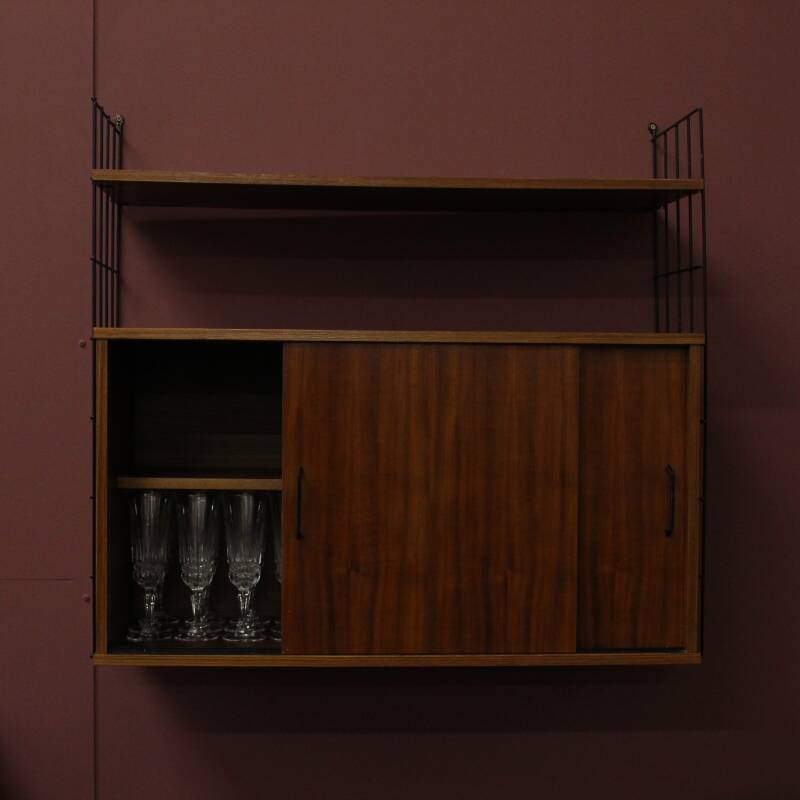 Vintage wandmeubel, wandsysteem