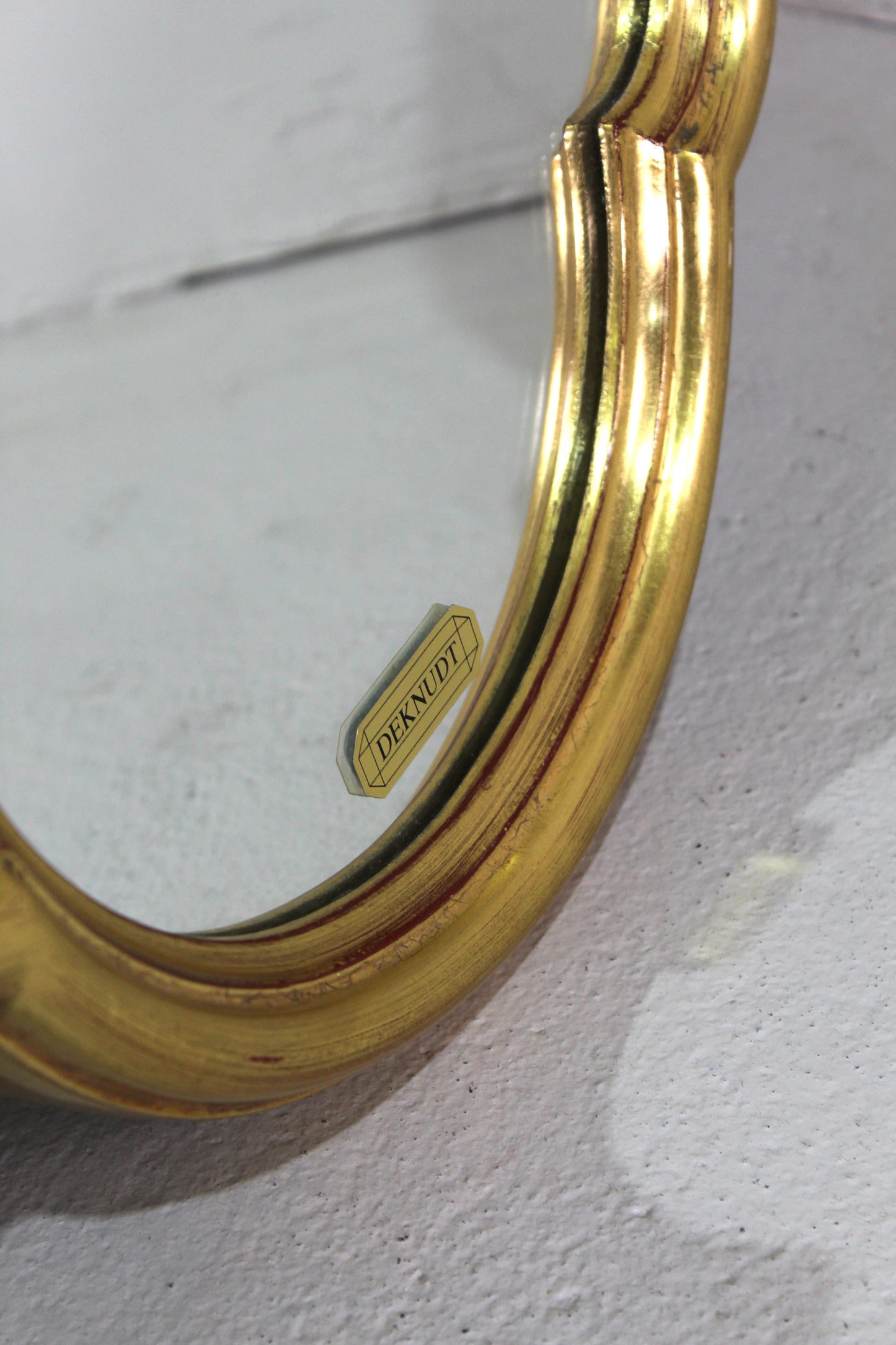 Vintage spiegel DeKnudt goud