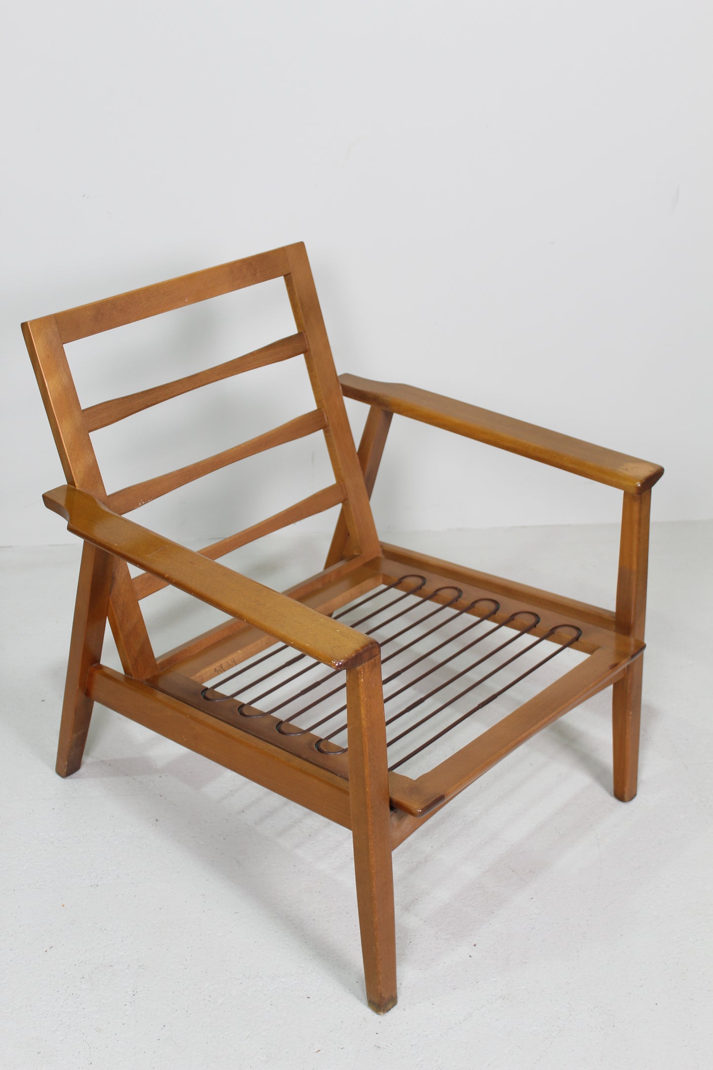 Blauer Vintage-Sessel - 1960er Jahre