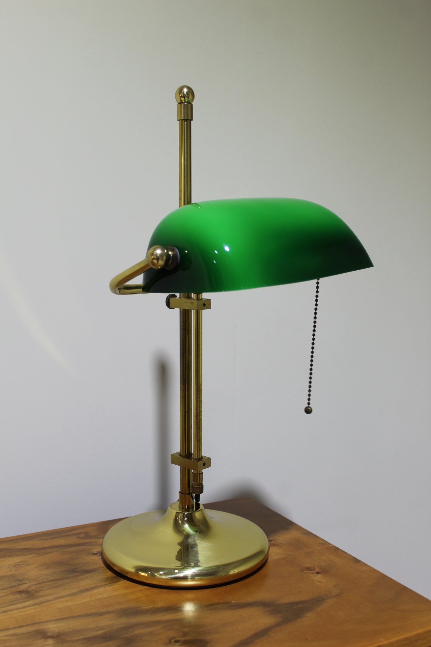 Vintage Notarlampe, Bankerlampe, Tischlampe