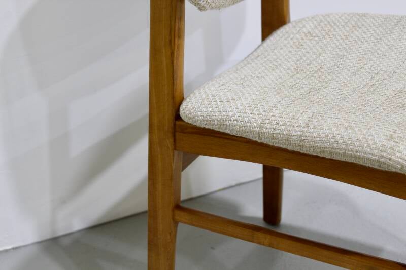 4x vintage eetkamerstoelen - Steinhoff jaren '60, beige | 01155