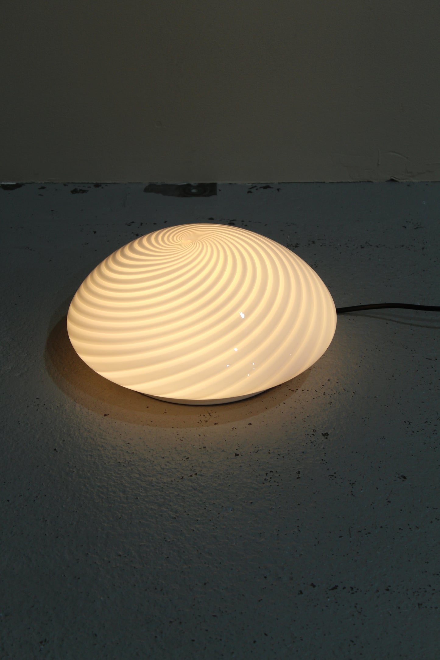 Vintage swirl plafondlamp, wandlamp - Murano