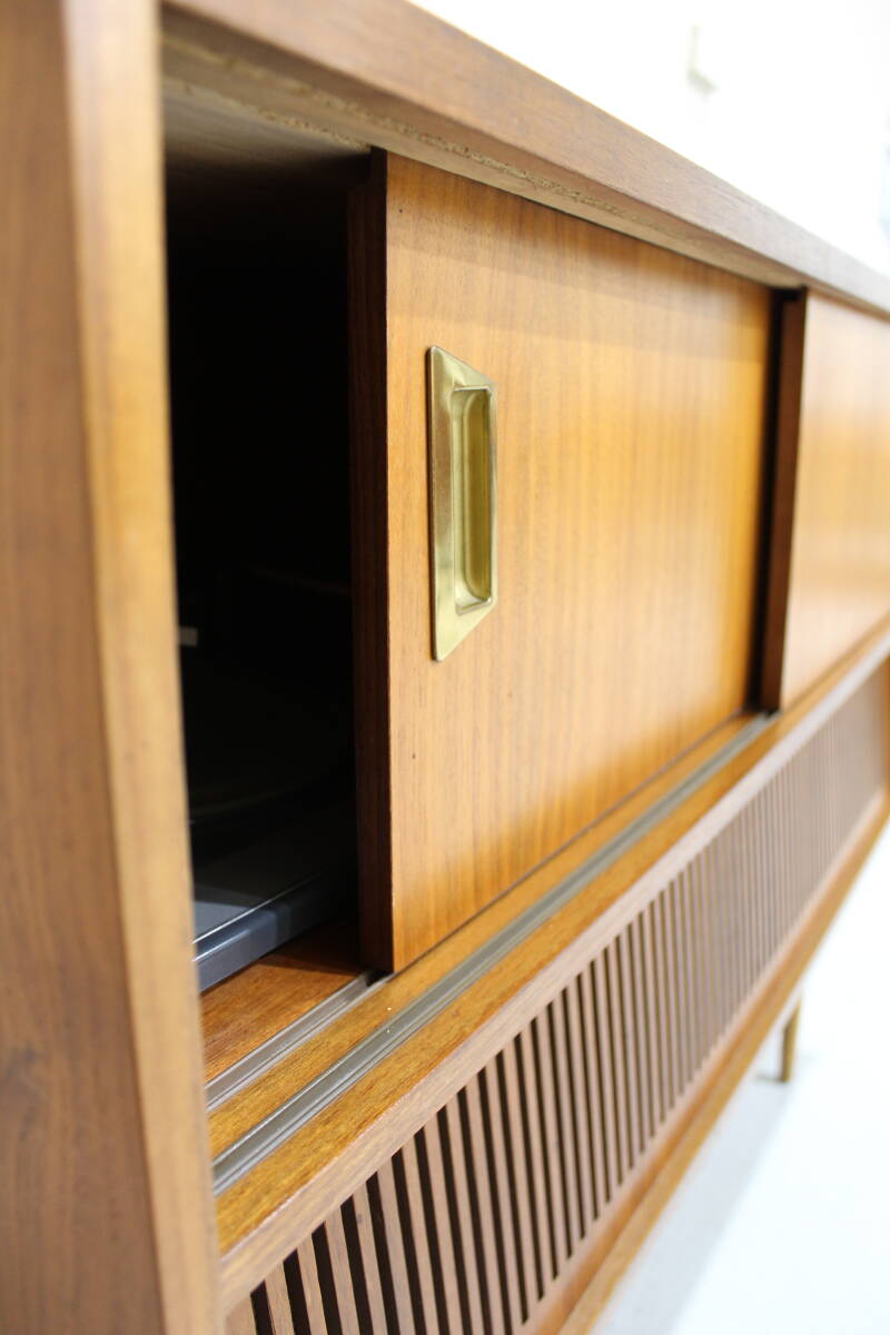 Vintage dressoir, sideboard, audiomeubel, radiokast - Philips, jaren '60 | 01290