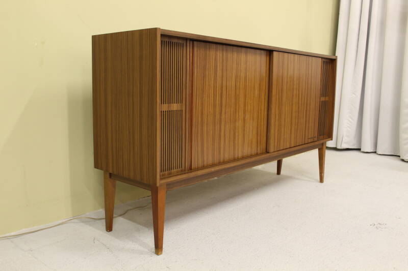 Vintage Philips, Neckermann muziekmeubel, audiomeubel | 00861