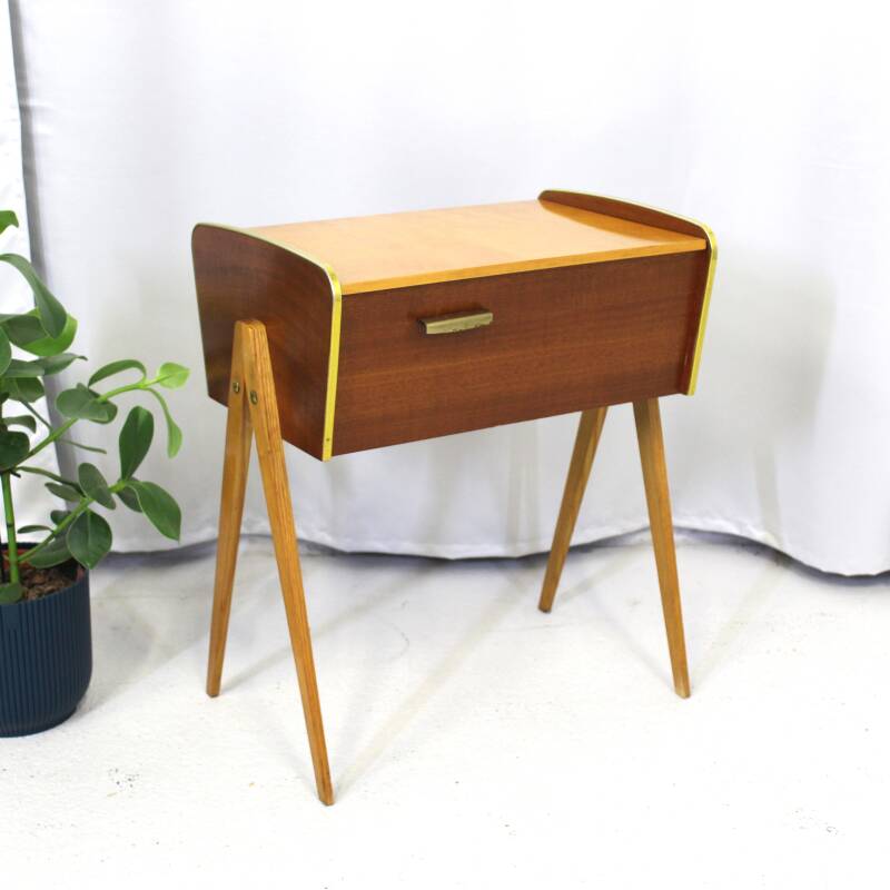 Vintage sewing cabinet, side table