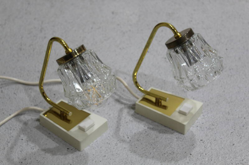 Vintage set of night lights, table lamps Richard Essig | 00977