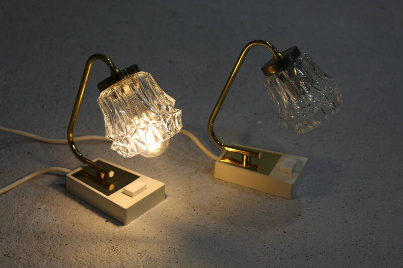 Vintage set of night lights, table lamps Richard Essig | 00977
