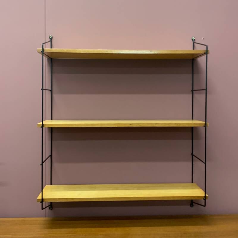 Vintage wall system, wall shelf