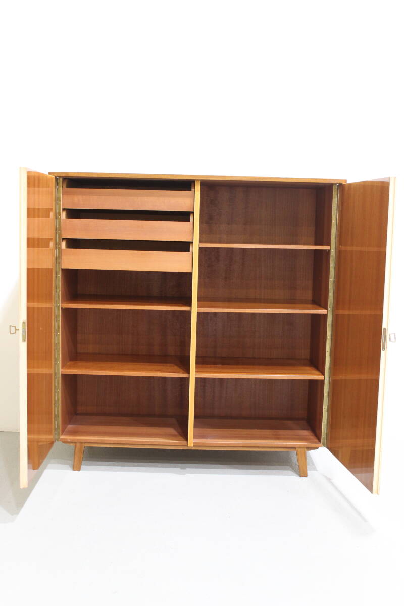 Vintage linnenkast, speelgoedkast - hoogglans, jaren '50 | 01265