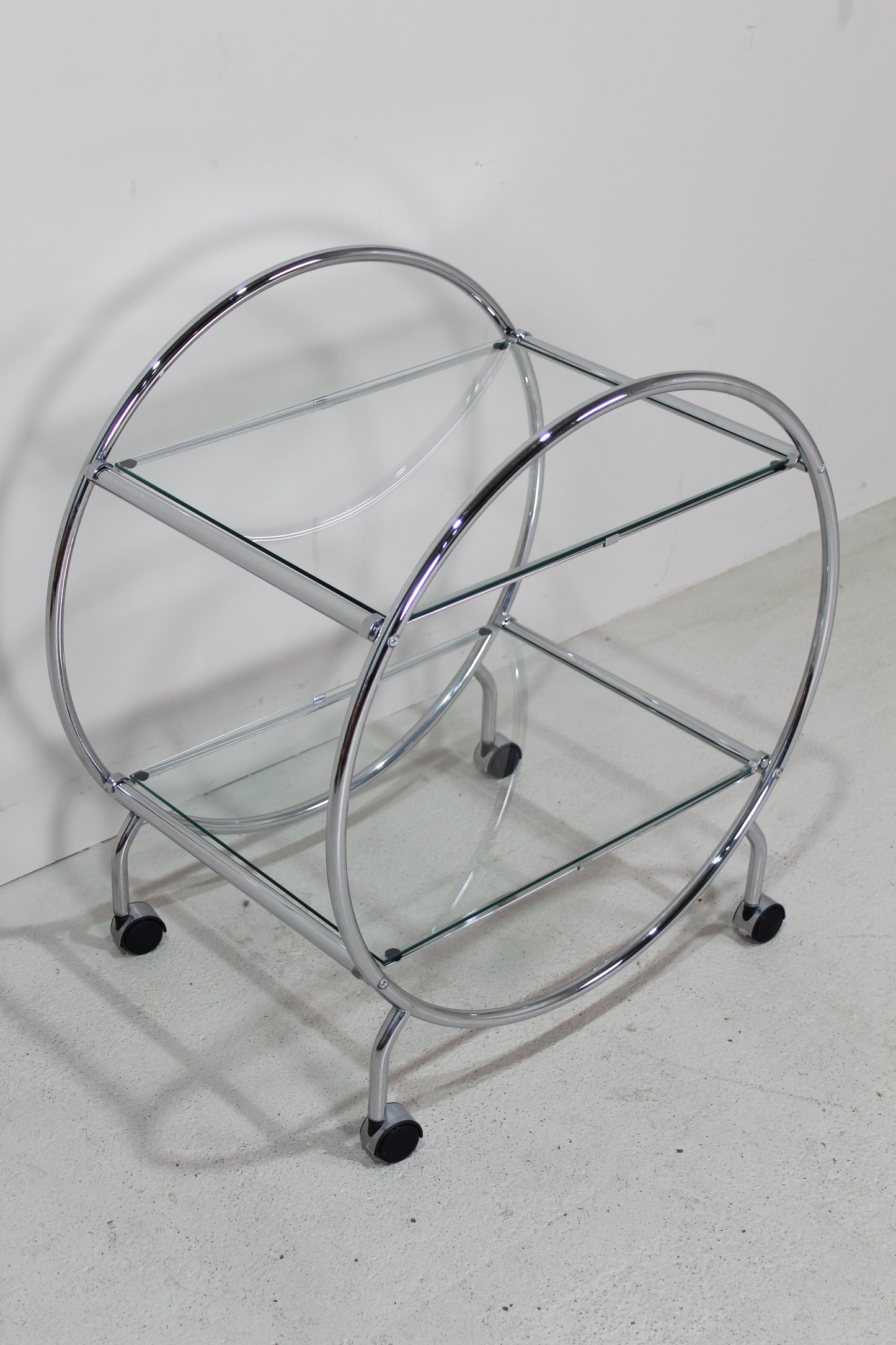 Vintage barcart, serveerwagen jaren '80
