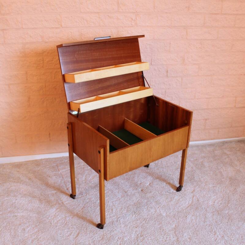 Vintage sewing cabinet, side table