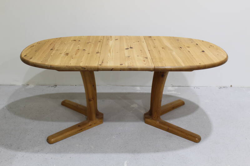 Vintage Danish Design dining table, extendable - Dyrlund pine wood | 00992