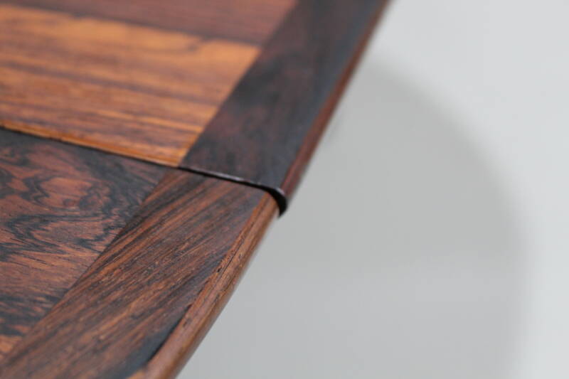 Vintage design uitgeschuifbare ronde eettafel - Arne Vodder voor Sibast | 01277