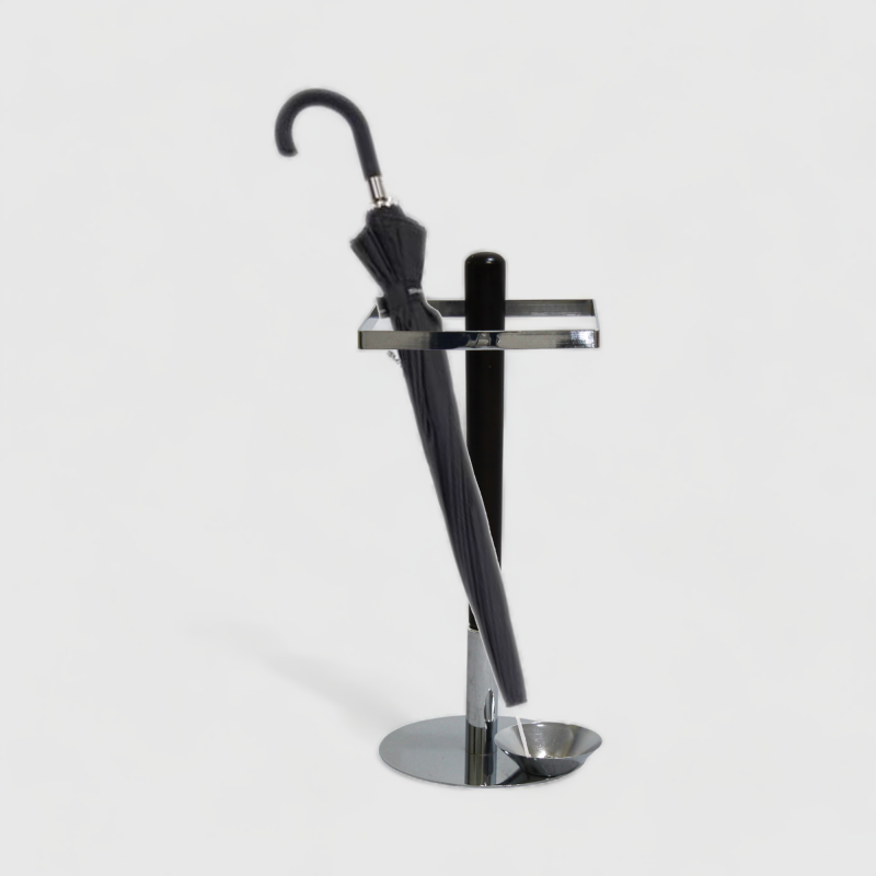 Vintage paraplubak, parapluhouder - jaren '60, chroom | 00998