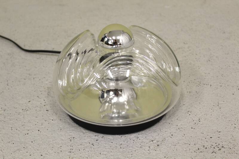 Vintage Design Wandleuchte, Deckenleuchte Peill & Putzler Wave - Space Age | 00795